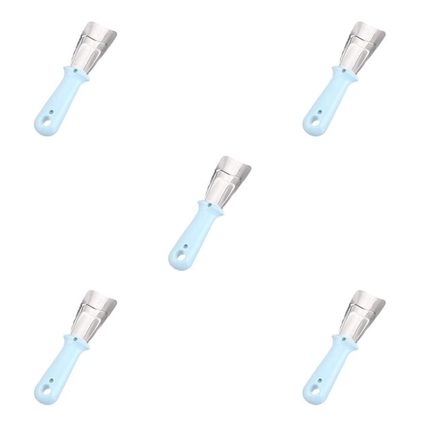 Billuyoard Raspador de hielo para refrigerador, pala de congelador Universal de acero inoxidable, dispositivos descongeladores, removedor de Type2 NO2