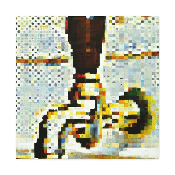 Bar Tap Pointillism - Canvas
