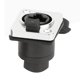 thumbnail image 2 of 2X Conector de Red A Prueba de Agua RJ45 Conector Hembra de Montaje en Panel 8P8C Conector Ethernet RJ45 (Estilo 1), 2 of 4