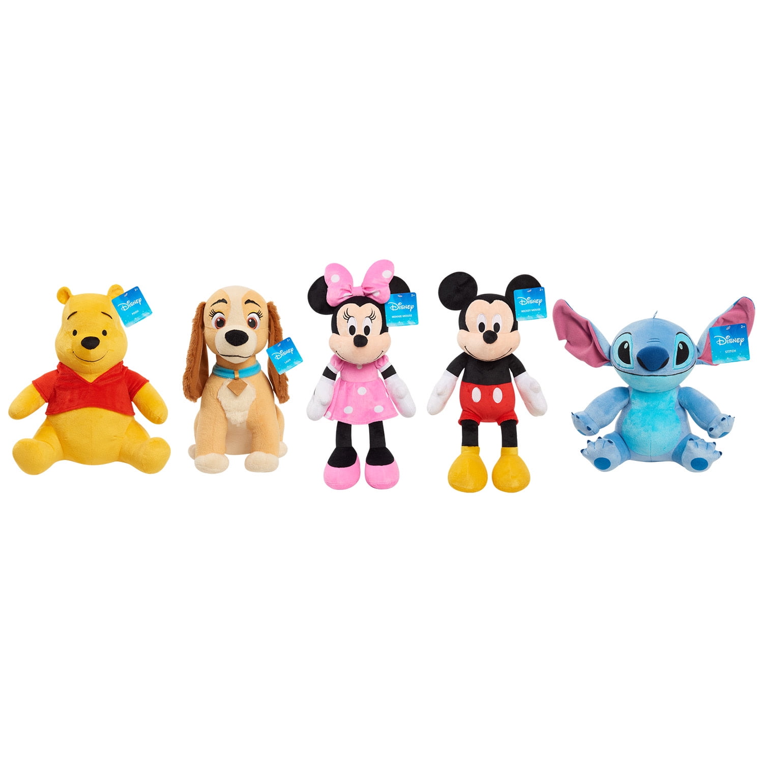 Disney Classics Friends Large 12.7-Inch Plush Winnie the Pooh, Plush Basic, Ages 2 Up, by Just Play