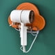thumbnail image 2 of 1 soporte de pared para secador de pelo para baño, soporte para herramientas de cuidado del cabello. naranja, 2 of 9
