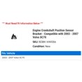 thumbnail image 2 of Engine Crankshaft Position Sensor Bracket - Compatible with 2003 - 2007 Volvo XC70 2004 2005 2006, 2 of 2