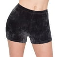 thumbnail image 2 of ALWAYS Women's Velvet Lined Soft and Fluffy Lounge 1" Waistband Shorts Charcoal S, 2 of 5