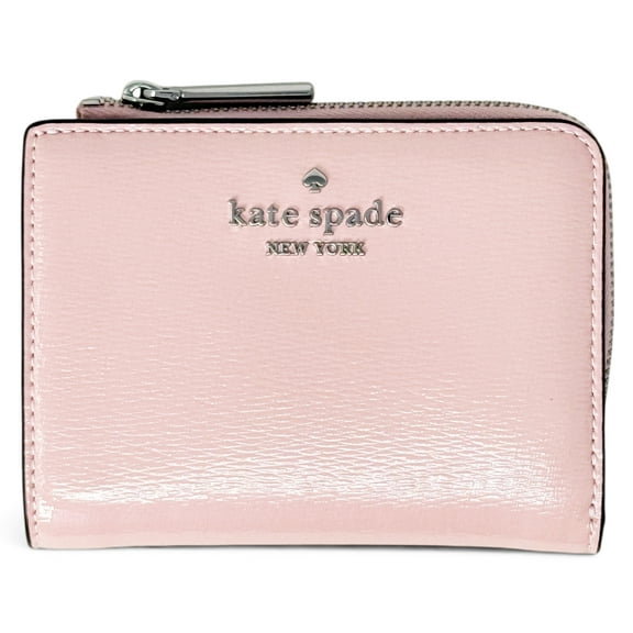 Kate Spade New York Women's Madison  Small L Zip Leather Wallet (Tutu Pink)