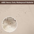 thumbnail image 4 of Funda para muebles de patio Vailge 600D, impermeable, redonda, para exteriores, 4 of 8