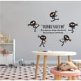thumbnail image 2 of ANIME - Vinyl Kids Bedroom Art Personalized Name Karate Martial Arts Gym Quotes Décor Stick Figures Design Adhesive Wall Decal - True Martial Arts Decals 10" x 7", 2 of 3