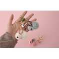 thumbnail image 3 of 3 PCS Cute Rabbit Pendant, Cartoon Keychain, Car Pendant, Wool Felt Jewelry,Green Bunny, 3 of 4