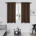 thumbnail image 3 of Deconovo 1 Panel Brown Grommet Thermal Insulated Blackout Curtain for Darking Bedroom, 42×54 inch, 3 of 8