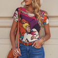thumbnail image 5 of Gokiu Scooby-Doo Womens Bodysuits Short Sleeved Round Neck Bodysuits Fashion T-shirt, 5 of 7