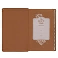 thumbnail image 3 of KJV Holy Bible, Giant Print Standard Size Faux Leather Red Letter Edition - Ribbon Marker, King James Version, Saddle Tan Floral, 3 of 7