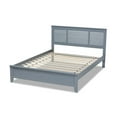 thumbnail image 3 of Baxton Studio Adela Queen Size Gray Finished Wood Platform Bed, 3 of 9