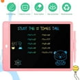 thumbnail image 7 of LCD Writing Tablet Doodle Board, 10inch Colorful Drawing Tablet Writing Pad, Girls Gifts Toys for 3 4 5 6 7 Year Old Girls Boys (Pink), 7 of 7
