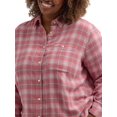 thumbnail image 6 of Lee Women's Plus All Purpose Classic Longsleeve Button Up Shirt, 6 of 6