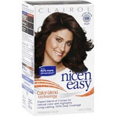 Clairol Nice N Easy Permanent Hair Color, Natural Medium Brown # 118 - 1 Kit