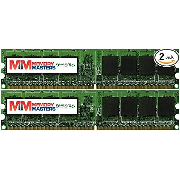 MemoryMasters 4GB 2X 2GB DDR2 PC6400 PC2-6400 800 Desktop Memory RAM PC 6400 -