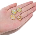 thumbnail image 4 of Lerpwige Marine Inspired Starfish Leaf Pendants Stainless Steel Jewelry Accessories 2pc, 4 of 7