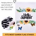 thumbnail image 3 of SAYOO Hello Summer Garden Flag, Letter Sunflower Flamingo Fruit Pattern Casa de Campo de Doble Cara Seasonal Yard Outdoor Decoration Banner 45 * 30 cm SAYOO casual, 3 of 8