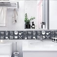 thumbnail image 2 of 24x PVC Tile Stickers Self-Adhesive Oil-Proof for Kitchen Bathroom New Wall Stickers Home Decor 15 x 15 cm, 2 of 4