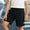 Black, variant on Liyamei Boys Sports Shorts with Drawstring and Pockets for Summer Casual Size 7-12,Black