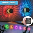 thumbnail image 2 of Solar Mandala Wall Light Projector, Outdoor Garden Fence Lamp for Patio Backyard Ambient Decor, 2 of 7