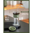 thumbnail image 4 of Infusor moderno de vidrio Teapot ZENS Smart One Touch con taza, 4 of 9