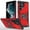 Red, variant on For Samsung Galaxy S24 Plus /S24+ Armor Hybrid with Ring Holder Kickstand Shockproof Heavy-Duty Durable Rugged Dual Layer Cover ,Xpm Phone Case [ Black ]