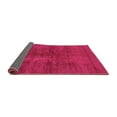thumbnail image 2 of Ahgly Company Indoor Round Abstract Pink Modern Area Rugs, 7' Round, 2 of 4