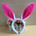 thumbnail image 3 of Ensemble Costume Lapin, Bandeau Oreilles Nœuds Queue, Costume Halloween Assortiments (Rose Rouge), 3 of 5