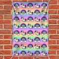 thumbnail image 2 of Cute Kawaii Rainbow Unicorn Pattern Home Business Office Sign, 2 of 3