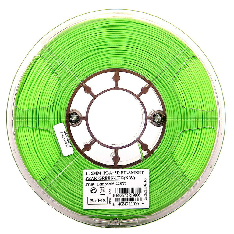 eSUN 1.75mm Peak Green PLA PRO (PLA+) 3D Printer Filament 1KG Spool  (2.2lbs), Peak Green (Pantone 359C) 
