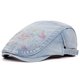 thumbnail image 1 of Gorra plana con diseño bordado de mezclilla y algodón para hombres y mujeres, 1 of 1
