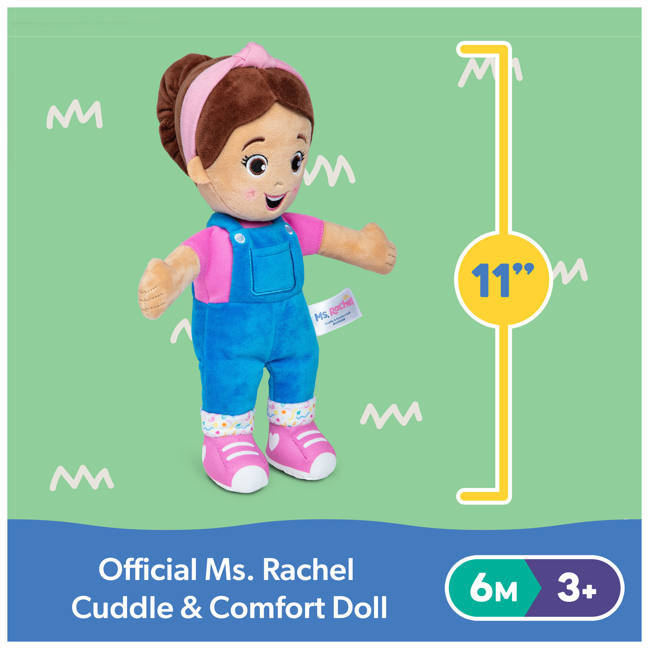 Ms. Rachel Cuddle & Comfort Plush Doll 11" photo 2
