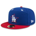 thumbnail image 3 of Men's New Era Blue/Red  Los Angeles Dodgers 2025 MLB All-Star Game Workout Side Patch 59FIFTY Fitted Hat, 3 of 5