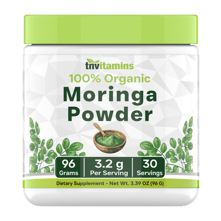 Organic Moringa Powder- Pure Moringa Leaf Superfood 96 Grams- 30 Servings