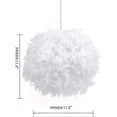 thumbnail image 2 of JFBUJC Feather Light Shade For Ceiling Pendant Light 30cm Fluffy Lamp Shade Lampshade Lightshade For Lamp, 2 of 5