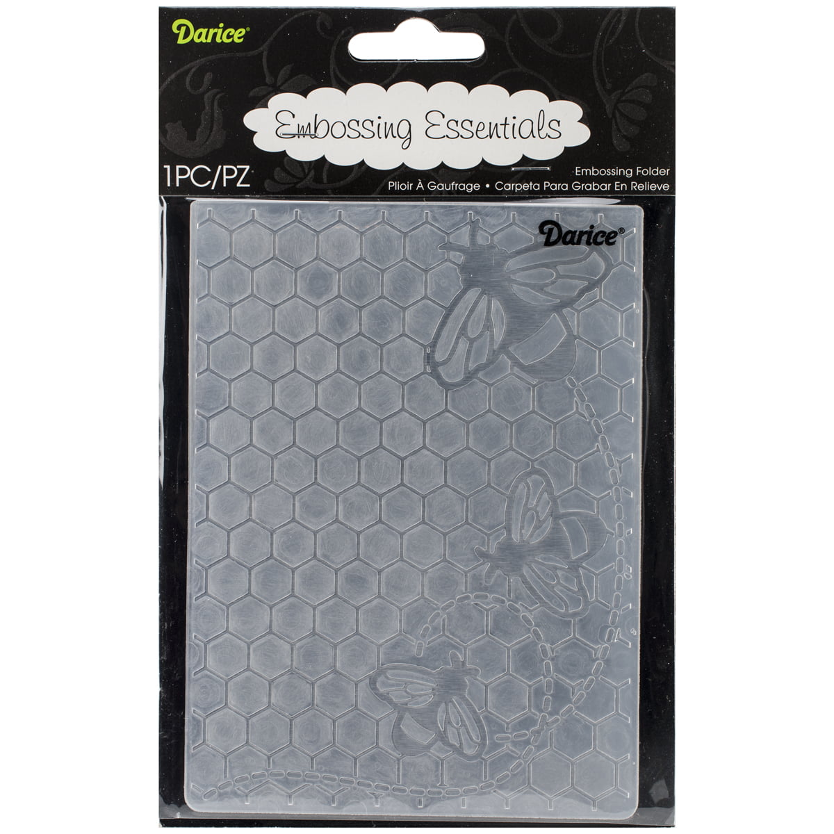 4.25 by 5.75-Inch Bees Buzzing Darice Embossing Folder