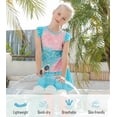 thumbnail image 6 of Lanbubble Girls Tankini Swimsuit Set Ruffle Sleeve 2-Pieces Bathing Suit Mermaid 3-4 Years, 6 of 12