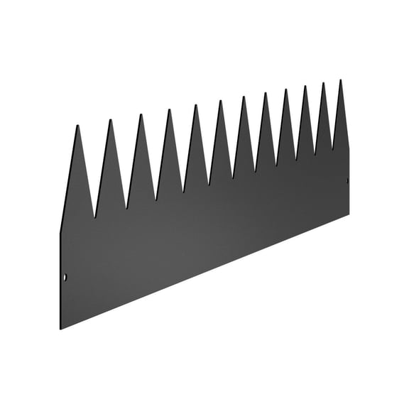 Steel Landscape Edging 6 Packs 40 x 8in Rust-Resistant Garden Edging Border Black