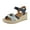 Navy Multi, variant on Saratoga Women's Sandals Black Leather Size 5 W