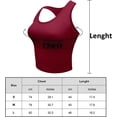 thumbnail image 2 of XINQIHANG 4 Pieces Women's Crop Tops Cotton Basic Tank Tops Racerback Sleeveless Sports Workout Crop Tank Tops, 2 of 4