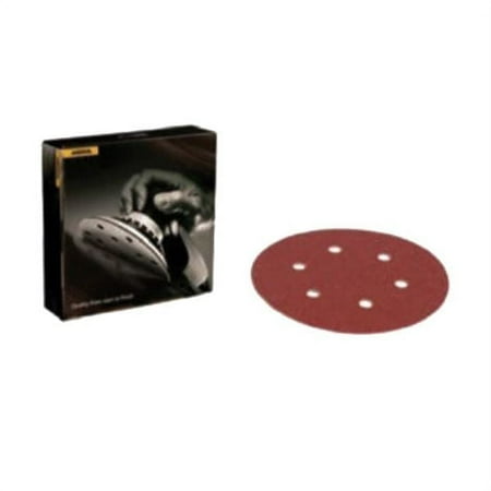 UPC: 0842028016096 | Mirka 40614080 40 Series Semi-Open Coated Grip-On Sanding Disc  5 in  P80 Grit  Aluminum Oxide