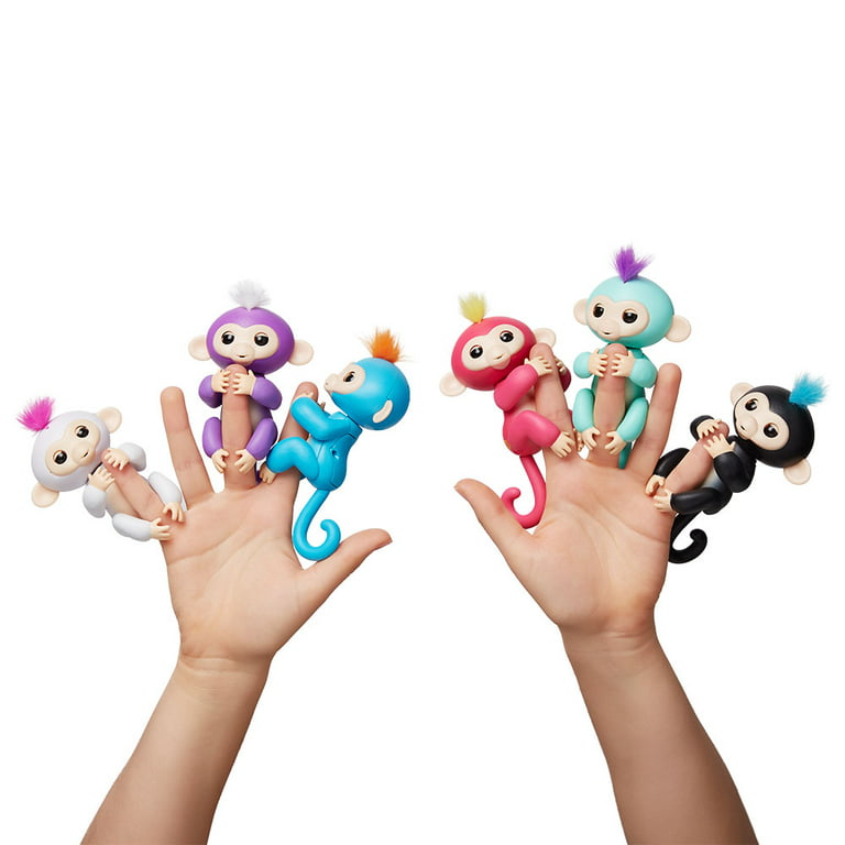 Fingerlings - Interactive Baby Monkey - Sophie (White with Pink Hair) By  WowWee