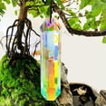 thumbnail image 6 of GKNET Suncatcher Fengshui Faceted Prism Hanging Chandelier 120MM AB Slender Crystal, 6 of 9