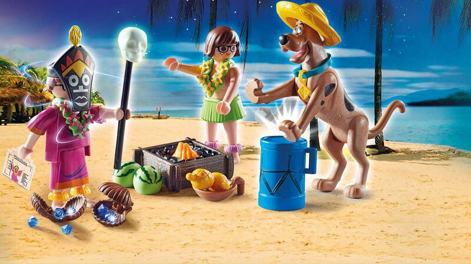 (2 pack) PLAYMOBIL SCOOBY-DOO! Adventure with Witch Doctor