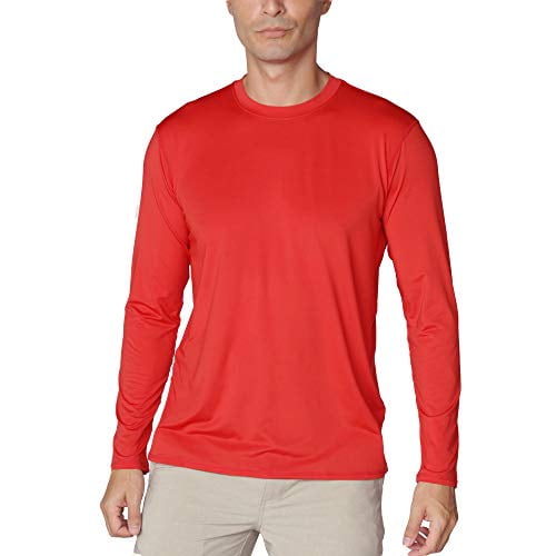 Workout schnelltrocknend UV-Schutz INGEAR Herren-Shirt langärmlig Outdoor-Hemd für Angeln LSF 50+ Laufen
