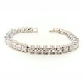 thumbnail image 4 of Gemma Emerald Cut Cz Tennis Bracelet Womens Ginger Lyne Collection, 4 of 5