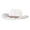White, variant on Western Cowboy Riding Hat Wide Brim Belt Cap Men Women Baseball Style Khaki One Size
