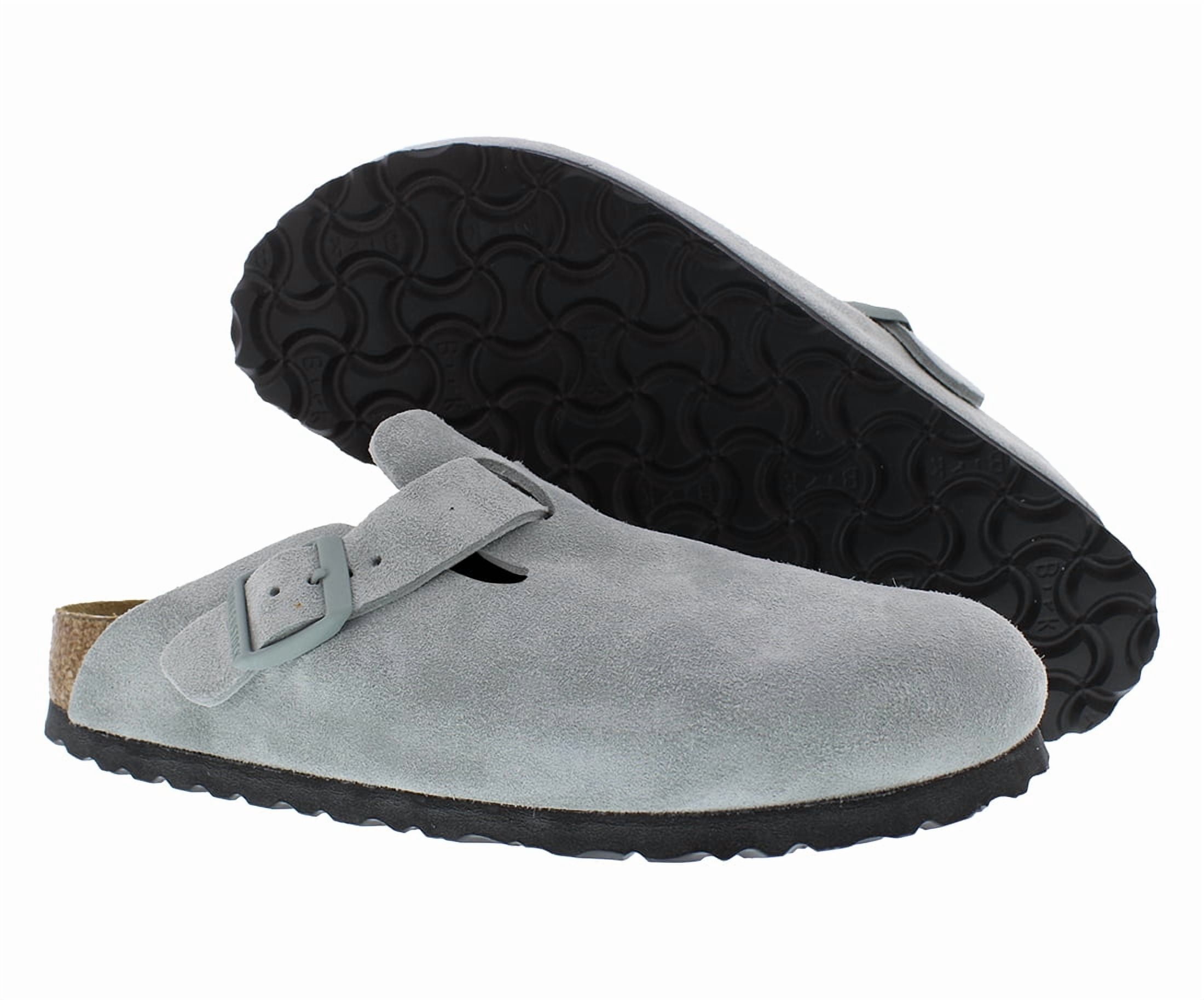 Birkenstock Boston Narrow Unisex Shoes Size 8, Color: Pure Sage