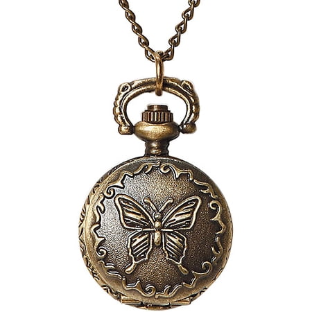 Darice Butterfly Lid Pocket Watch