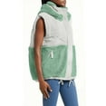 thumbnail image 2 of Fall Winter Sleeveless Women’s Fleece Vest Button Down Casual Hooded Vest Coat, 2 of 6